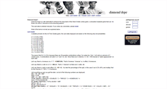 Desktop Screenshot of diamonddope.com
